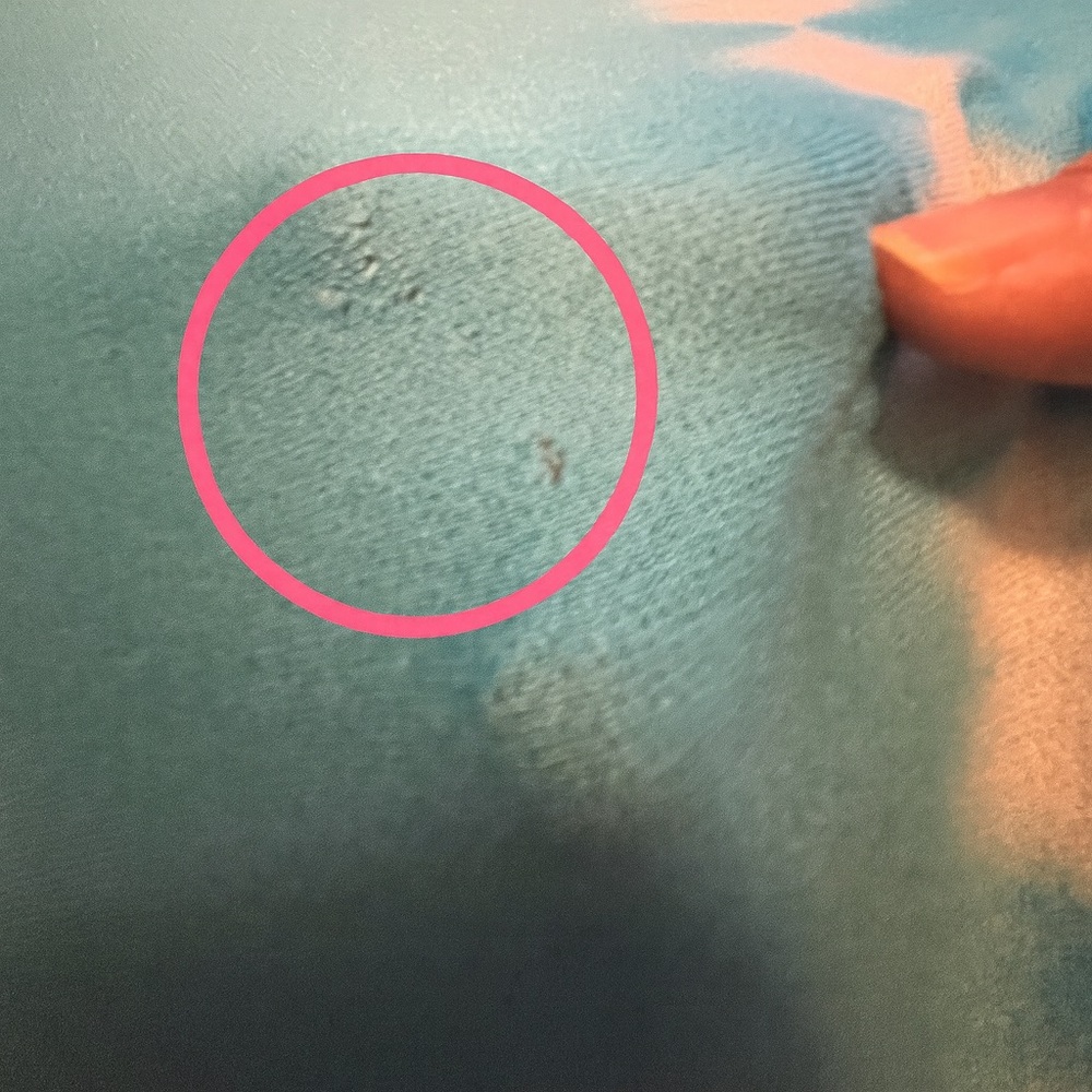 Lane Bryant Turquoise Tie-Dye Scoop Neck Swing Top - Picture 8 of 11